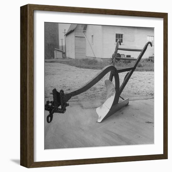 View of a Farmer's Plow-Wallace Kirkland-Framed Photographic Print