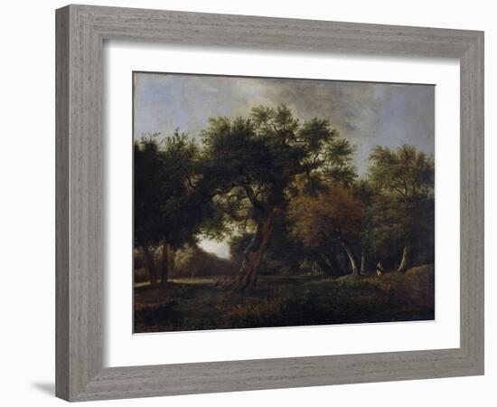 View of a Forest-Jan van Kessel-Framed Art Print