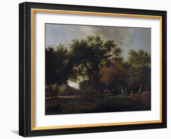 View of a Forest-Jan van Kessel-Framed Art Print