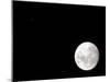 View of a Full Moon, Also Shows Mars, Which Appears as a Small Dot-Stocktrek Images-Mounted Photographic Print