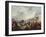 View of a Harbour, 1666 (Oil on Canvas)-Johannes Lingelbach-Framed Giclee Print