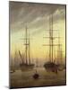 View of a Harbour, 1815-16-Caspar David Friedrich-Mounted Giclee Print