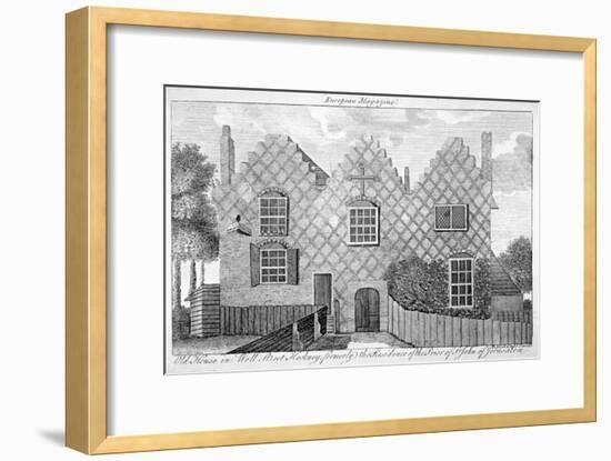 View of a House in Wells Street, Hackney, London, C1800-null-Framed Giclee Print