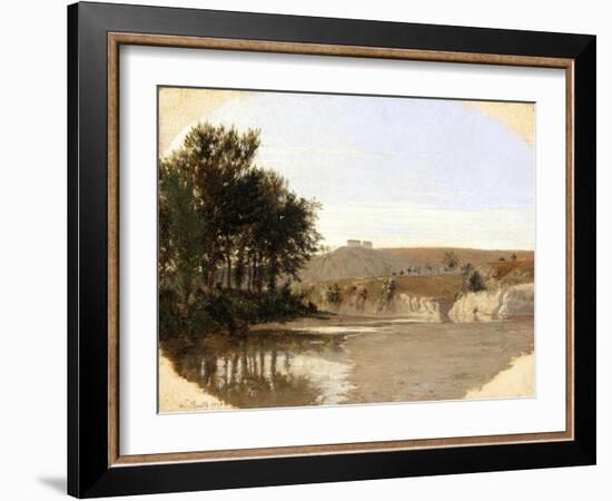 View of a Lake, 1797-Louis Leopold Boilly-Framed Giclee Print