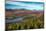 View of a lake from Goodnow Mountain, Adirondack Mountains State Park, New York State, USA-null-Mounted Photographic Print