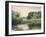 View of a Lake with Trees, 1857-John William Inchbold-Framed Giclee Print