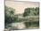 View of a Lake with Trees, 1857-John William Inchbold-Mounted Giclee Print