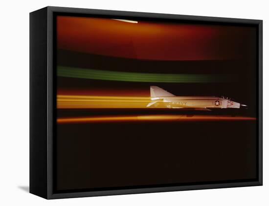 View of a Mcdonnell F-4 Jet as it Flies Against a Dark Sky, 1966-Yale Joel-Framed Premier Image Canvas