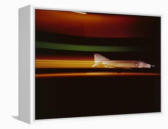 View of a Mcdonnell F-4 Jet as it Flies Against a Dark Sky, 1966-Yale Joel-Framed Premier Image Canvas