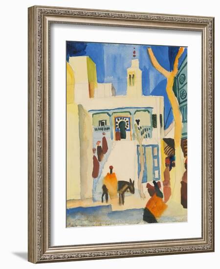 View of a Mosque-August Macke-Framed Giclee Print