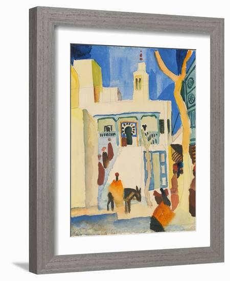 View of a Mosque-August Macke-Framed Giclee Print