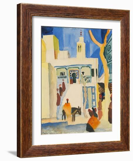 View of a Mosque-August Macke-Framed Giclee Print