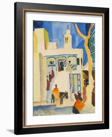 View of a Mosque-August Macke-Framed Giclee Print