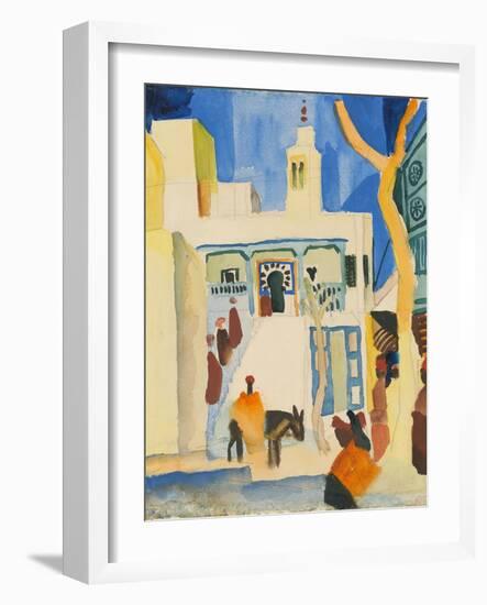 View of a Mosque-August Macke-Framed Giclee Print