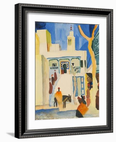 View of a Mosque-August Macke-Framed Giclee Print