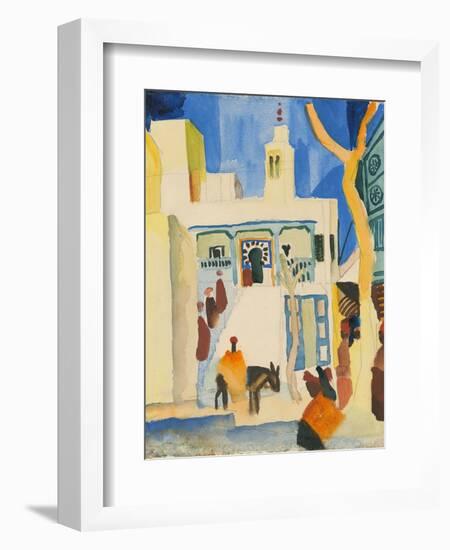 View of a Mosque-August Macke-Framed Giclee Print