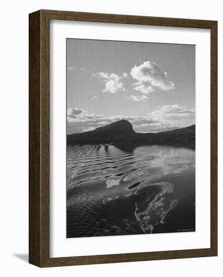 View of a Mountain and Lake in the Section For Sweden Known as Lappland-Eliot Elisofon-Framed Photographic Print