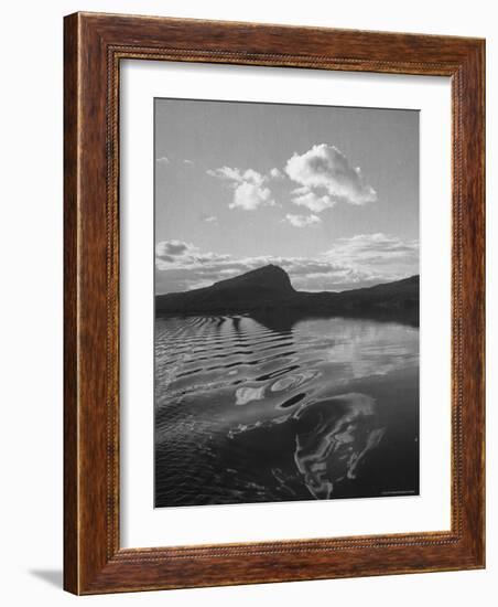 View of a Mountain and Lake in the Section For Sweden Known as Lappland-Eliot Elisofon-Framed Photographic Print