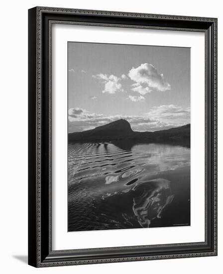 View of a Mountain and Lake in the Section For Sweden Known as Lappland-Eliot Elisofon-Framed Photographic Print