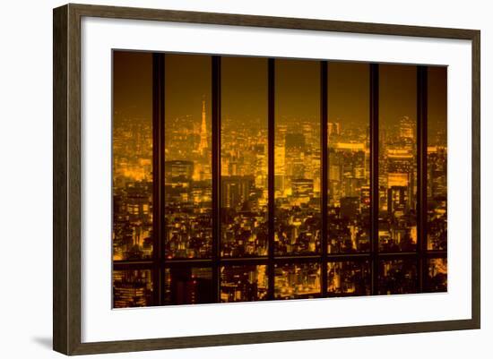 View of a Night City-conrado-Framed Photographic Print