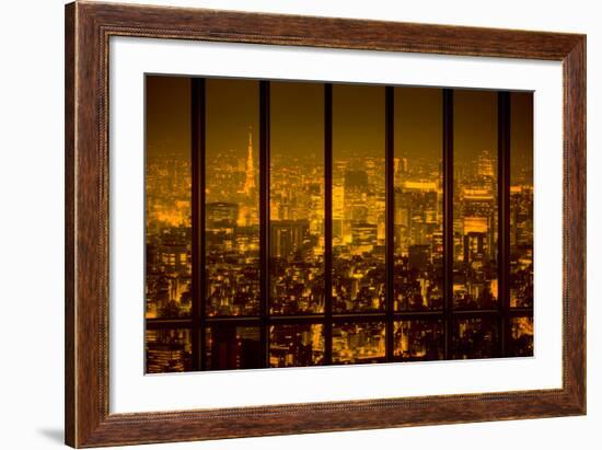 View of a Night City-conrado-Framed Photographic Print