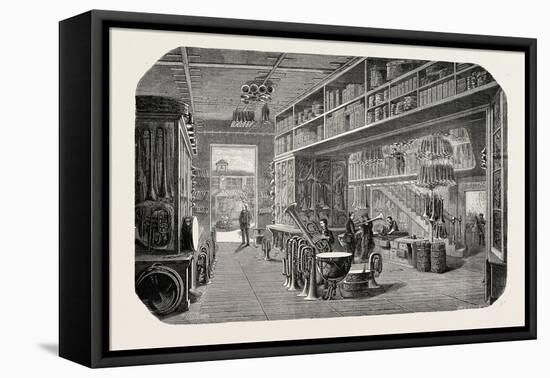 View of a Part of the Gautrot Stores, France. 1855-null-Framed Premier Image Canvas