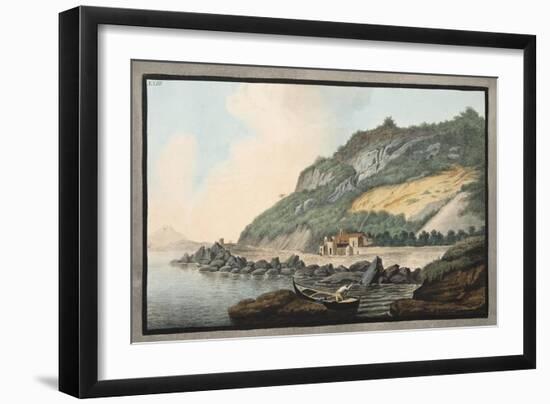 View of a Part of the Outside of the Cone of the Solfaterra-Pietro Fabris-Framed Giclee Print