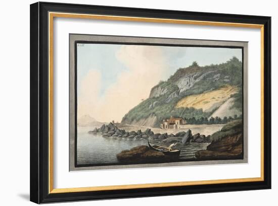View of a Part of the Outside of the Cone of the Solfaterra-Pietro Fabris-Framed Giclee Print