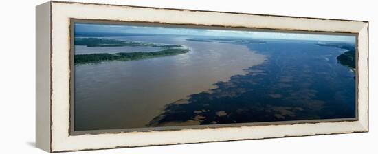 View of a River, Manaus, Amazon River, Amazonas, Brazil-null-Framed Premier Image Canvas