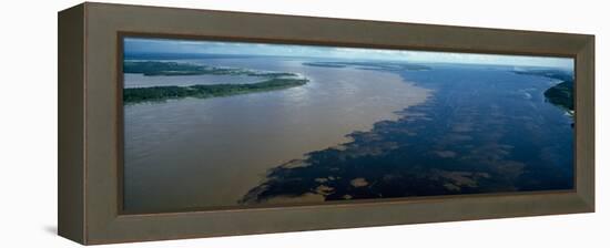 View of a River, Manaus, Amazon River, Amazonas, Brazil-null-Framed Premier Image Canvas