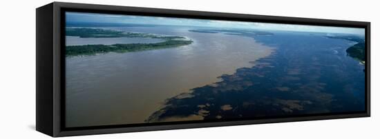 View of a River, Manaus, Amazon River, Amazonas, Brazil-null-Framed Premier Image Canvas