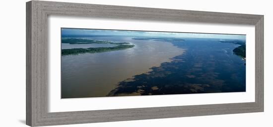View of a River, Manaus, Amazon River, Amazonas, Brazil-null-Framed Photographic Print
