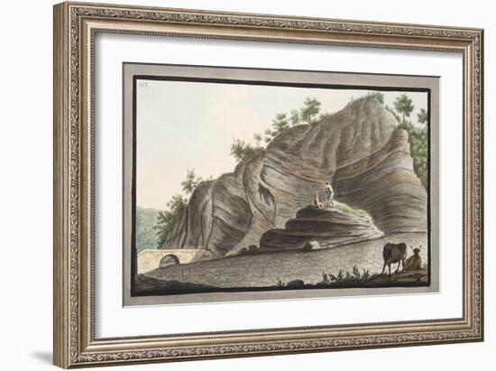 View of a Section of a Part of the Cone of Astruni Taken at the Entrance of This Volcano-Pietro Fabris-Framed Giclee Print