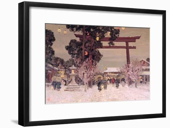 View of a Shinto Shrine, c.1889-Sir Alfred East-Framed Giclee Print