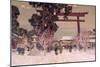 View of a Shinto Shrine, c.1889-Sir Alfred East-Mounted Giclee Print