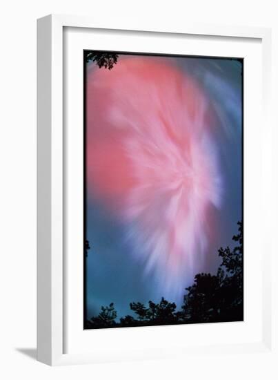 View of a Spectacular, Colourful Aurora Borealis-Pekka Parviainen-Framed Photographic Print
