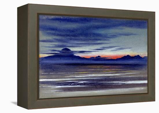 View of a Stretch of Sea, 1901-04-Edward Adrian Wilson-Framed Premier Image Canvas