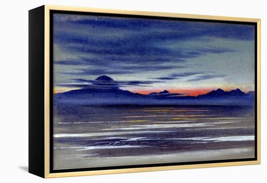 View of a Stretch of Sea, 1901-04-Edward Adrian Wilson-Framed Premier Image Canvas