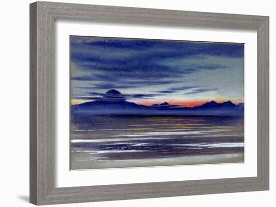 View of a Stretch of Sea, 1901-04-Edward Adrian Wilson-Framed Giclee Print