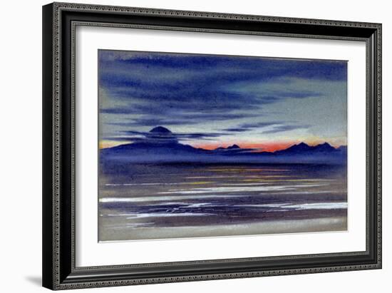 View of a Stretch of Sea, 1901-04-Edward Adrian Wilson-Framed Giclee Print