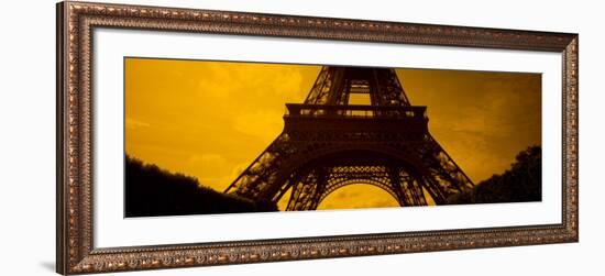 View of a Tower, Eiffel Tower, Champ De Mars, Paris, Ile-De-France, France-null-Framed Photographic Print