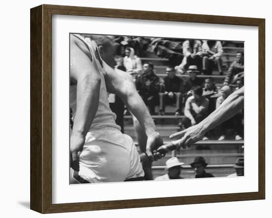 View of a US Track Race-Michael Rougier-Framed Photographic Print