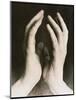 View of a Woman's Hands Held Together-Cristina-Mounted Photographic Print