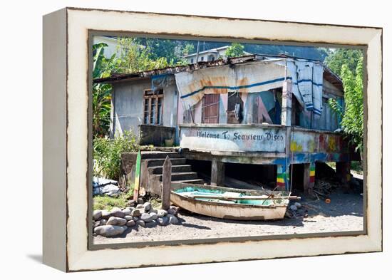 View of Abandoned House, Grenada, Caribbean-null-Framed Premier Image Canvas