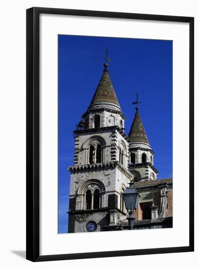 View of Acireale Cathedral-null-Framed Giclee Print