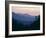 View of Afterglow from Foothills Park, West of Appalachian Mountains, Tennessee, USA-Julian Pottage-Framed Photographic Print