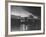 View of Airport and Runway at Dusk-Nat Farbman-Framed Premium Photographic Print