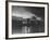 View of Airport and Runway at Dusk-Nat Farbman-Framed Premium Photographic Print