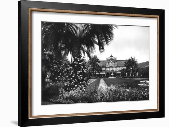 View of Albert I Gardens and the Casino, Nice, South of France, Early 20th Century-null-Framed Giclee Print