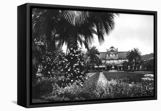 View of Albert I Gardens and the Casino, Nice, South of France, Early 20th Century-null-Framed Premier Image Canvas